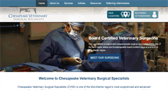 Desktop Screenshot of cvssvets.com